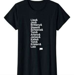Vanderpump Rules Names Original Cast Black Short-sleeved T-shirt